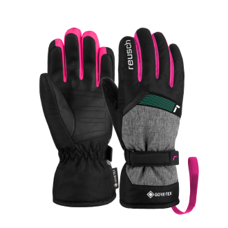 Reusch Flash GORE-TEX® Junior 6261305 7771 black grey pink 1